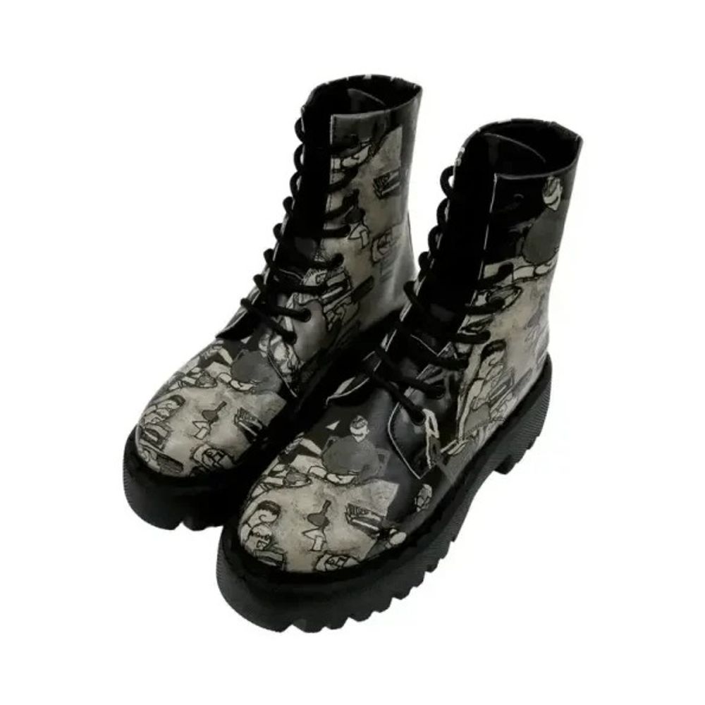 DOGO Duboke čizme Navy Supper Black White slika 2