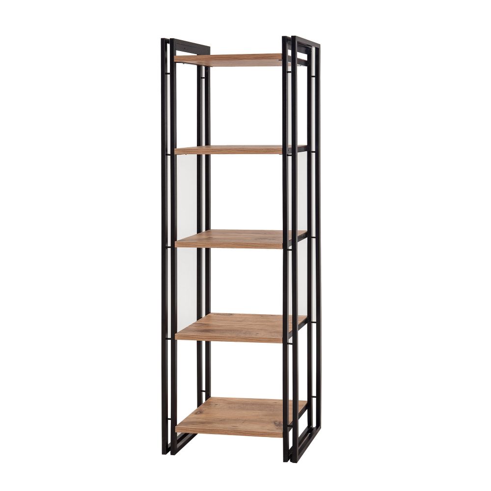 Cosmo Penta Atlantic Pine Black Bookshelf slika 3