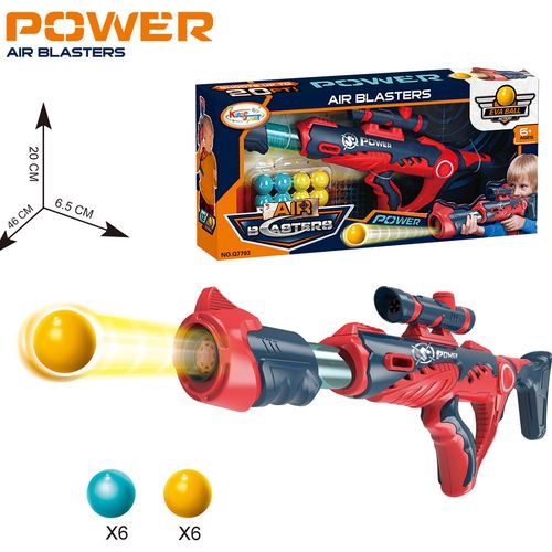 Airblasters power igračka sa lopticama crvena slika 1