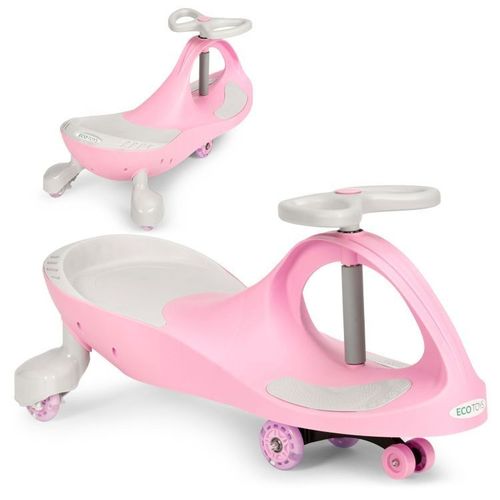 Ecotoys Wiggle Guralica Za Decu Led Točkovi Pink  slika 4