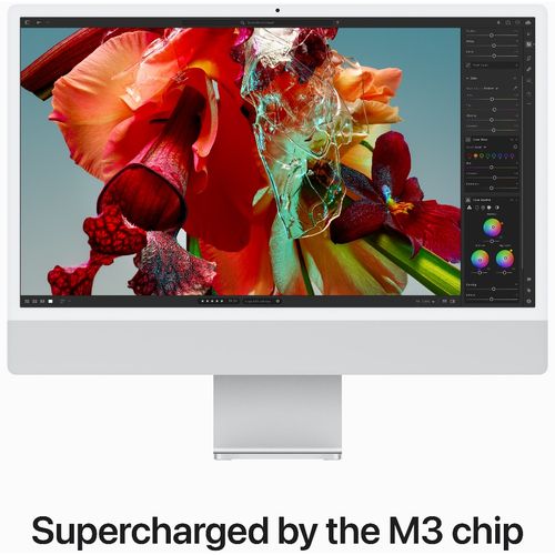 Apple iMac 24 M3 (MQRK3ZE/A) srebrni all-in-one 23.5" 4.5K Apple Octa Core M3 8GB 512GB SSD macOS slika 6
