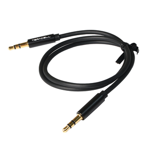 Audio kabl Teracell Aux 3.5mm crni 0.5m