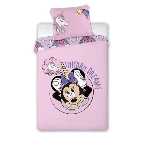 Baloo Posteljina za decu Minnie Mouse - Unicorn Dreams 140x200+70x90cm slika 1