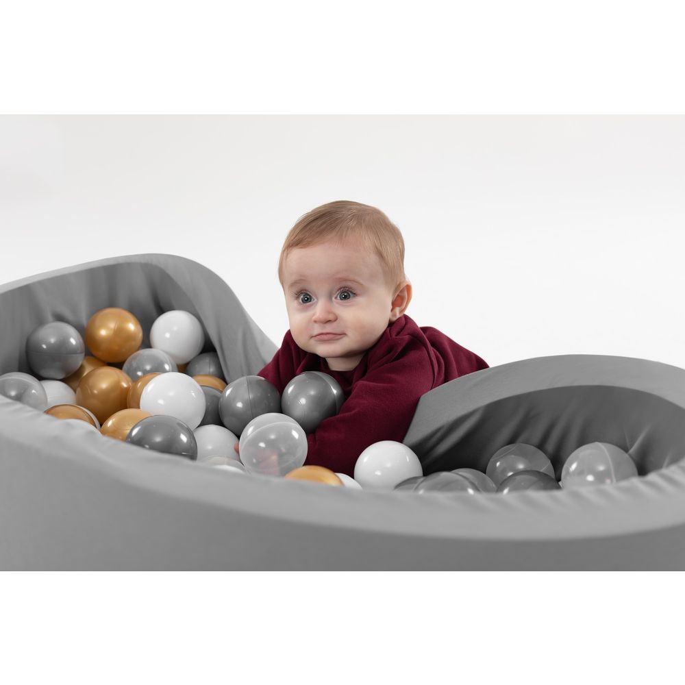 Bazen s lopticama Bubble Pops 150 - sivi slika 3