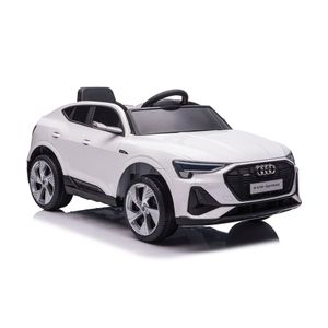 Licencirani Audi E-Tron bijeli-auto na akumulator