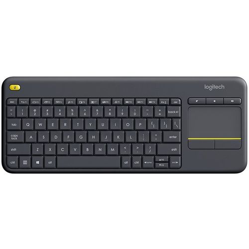 Logitech K400 Plus Wireless Touch Keyboard Black, US slika 1