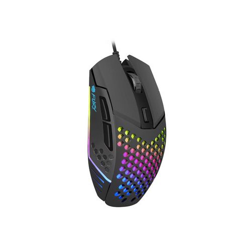 Natec NFU-1654 FURY BATTLER, Optical Mouse 500-6400 DPI, Maximum acceleration 12 G, RGB LED, 6 Buttons, USB, Black, Cable 1,55 m slika 3