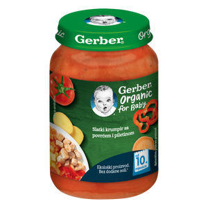 Gerber Organic for Baby Kašica slatki krumpir sa povrćem i piletinom 190g