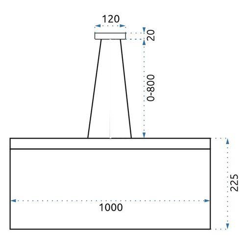 TOOLIGHT Glamur LED lanac App891-CP viseća svjetiljka slika 12