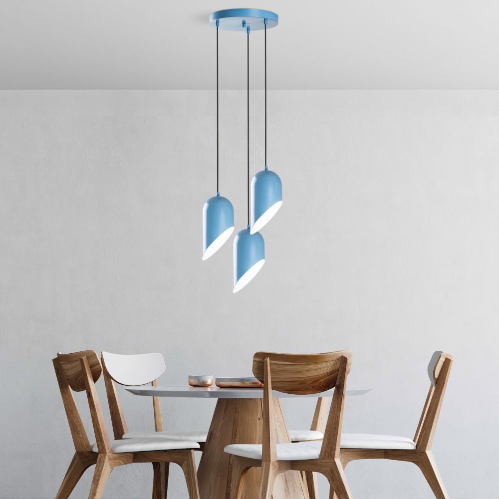 Luster Kesik - 6176 - 3 - Svijetlo Plava Boja slika 1