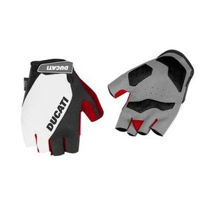 Ducati Bike Gloves - White-Red