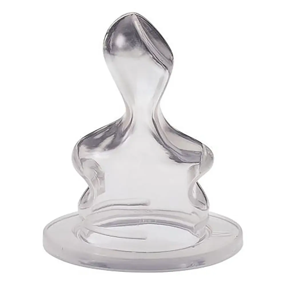 nip® Anatomska silikonska duda za flašicu 6m+, Anti-colic, Flow S, 2kom slika 2