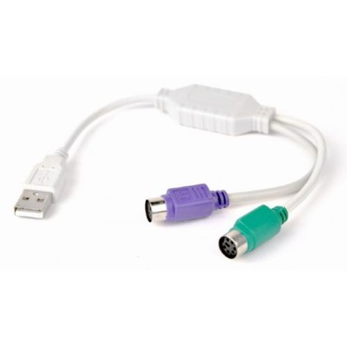 UAPS12 Gembird USB USB to 2 ports PS/2 adapter 30cm kabl, White slika 4