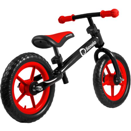 Lionelo dječji bicikl - guralica fin plus 12" crni/crveni slika 4