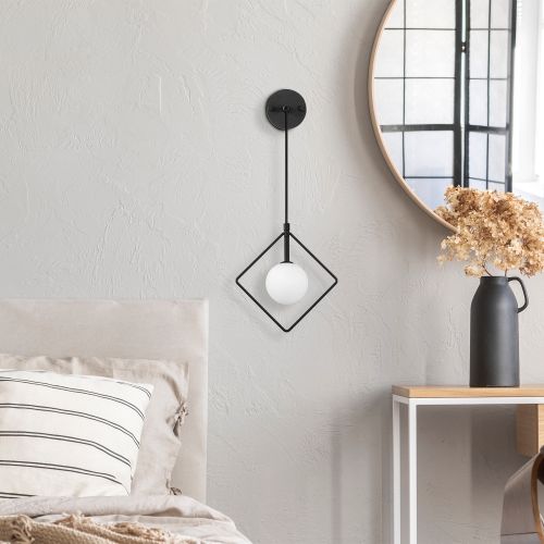 Geometri - 11120 Black
White Wall Lamp slika 1