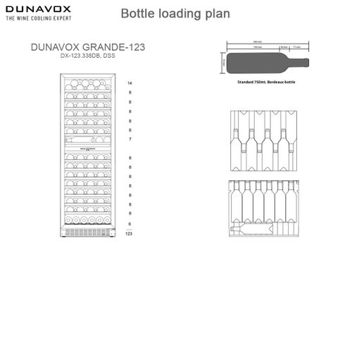 DX-108.330DSS DUNAVOX vinska vitrina slika 3