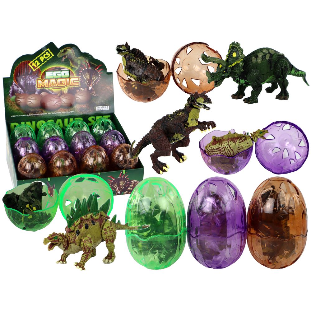 Figurica dinosaura jaje 3 boje 9 cm slika 1