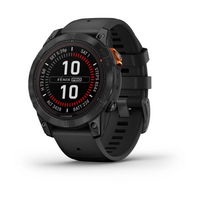 Garmin fenix 7 Pro, Solar izdanje, tamnosivi s crnim remenom