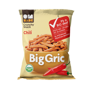 OM Made Big Gric integralni štapići, čili 70g