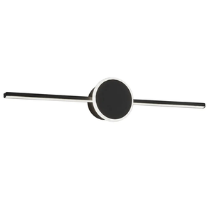 Toolight LED kupaonska svjetiljka okrugla crna 60 cm APP849-1W