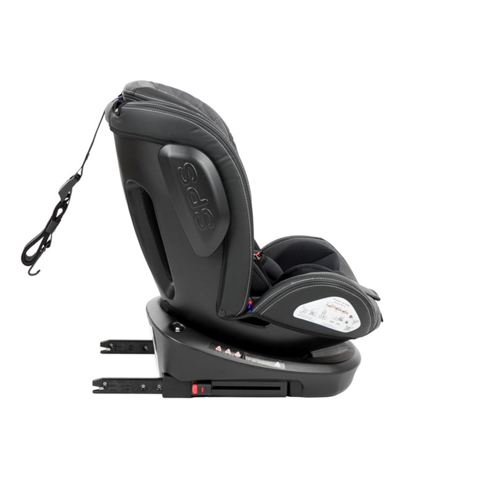 Kikka Boo Rotirajuća autosjedalica Stark 0-36kg Isofix, Dark Grey slika 4