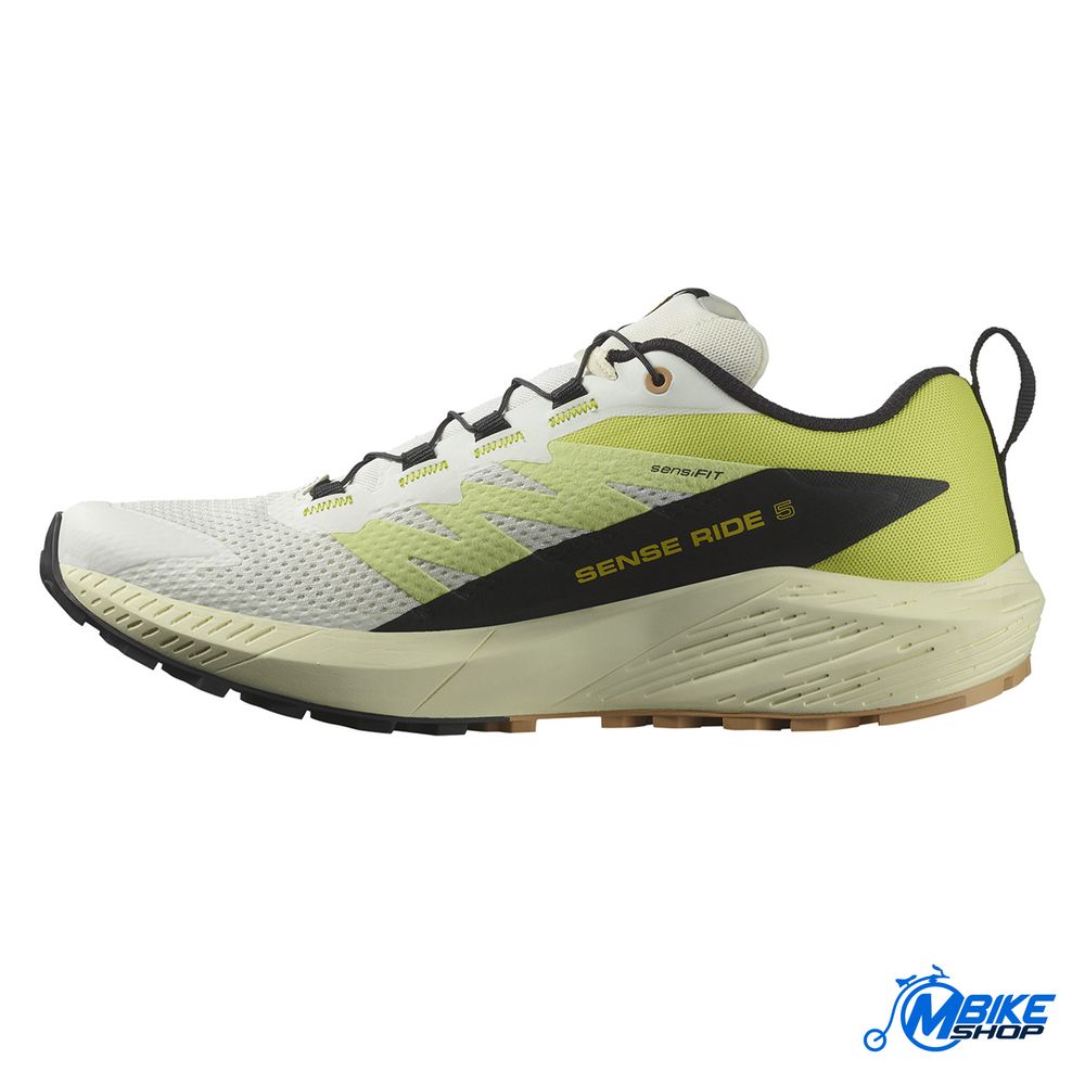 Salomon Muške patike Sense Ride 5, Vanilla Ice/Sulphur Spring/Black slika 2