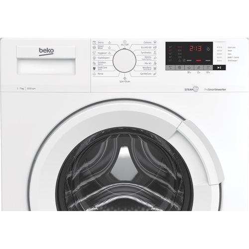 Beko WUE7511DXWW Veš mašina, 7kg, 1000rpm, ProSmart™ Inverter Motor, Dubina 49 cm slika 8