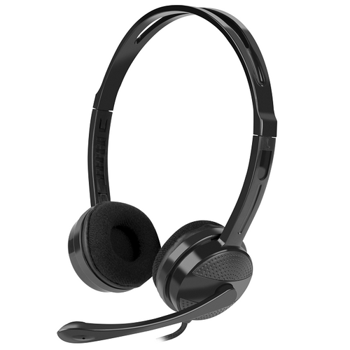 Natec NSL-1665 CANARY GO, Stereo Headset with Volume Control, 3.5mm Stereo, Black slika 2