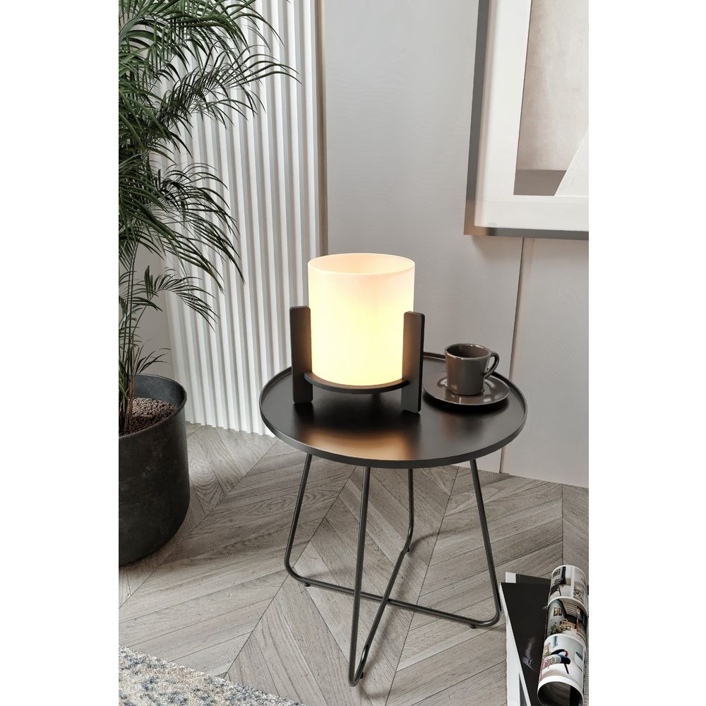 Stolna Lampa od Borovine - Crna slika 1