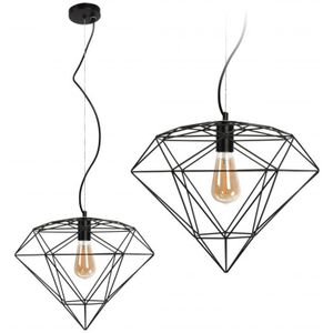 TOOLIGHT VISEĆA SVJETILJKA DIAMOND METAL LOFT BLACK APP563-1CP