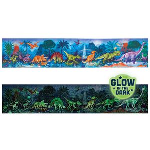 Hape Drvena slagalica koja svijetli u mraku Dinosaurs Puzzle E1632A, 150cm