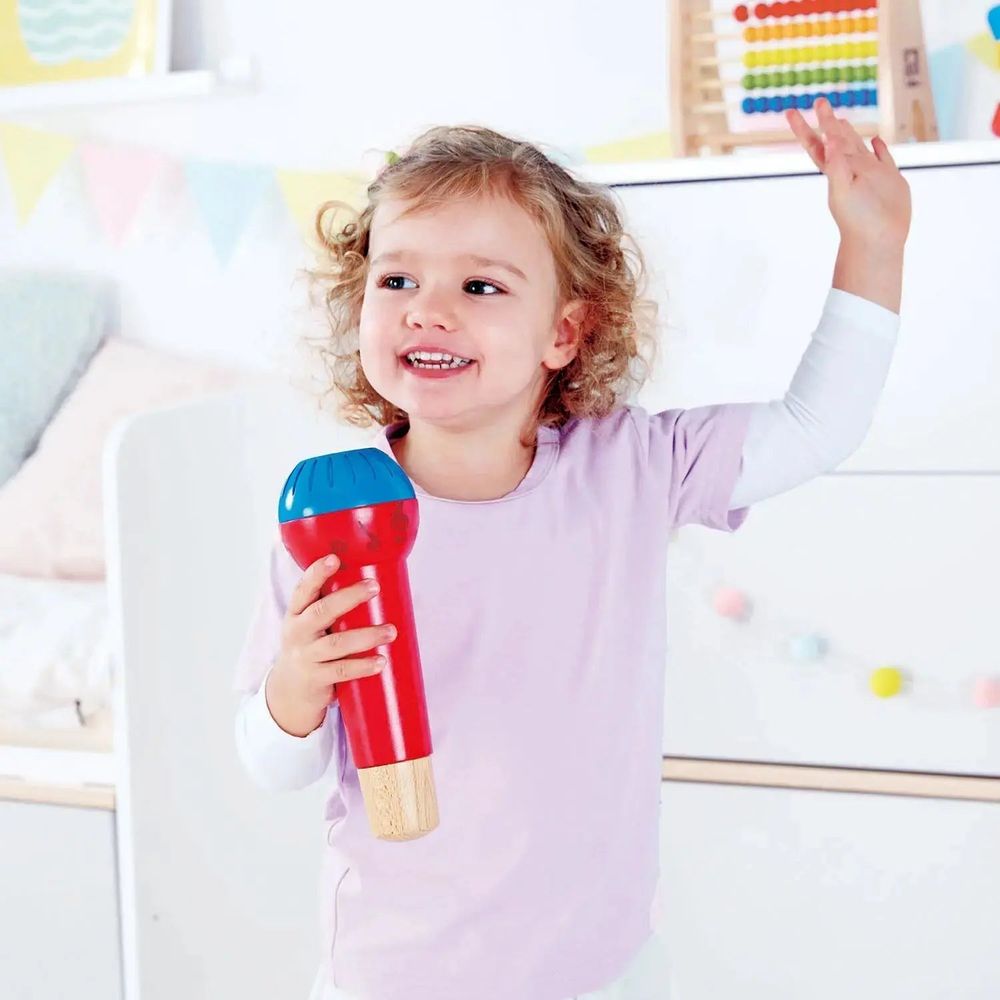 Hape Drveni mikrofon za djecu Echo slika 7