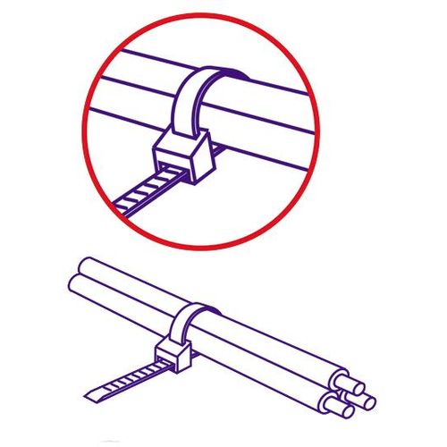 USE Plastične vezice 2,5mm x 100mm, pakovanje 50 kom. crne - CT 100/2.5B slika 3