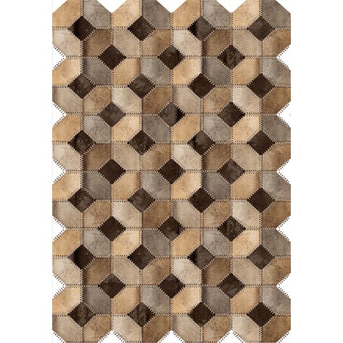 Vitaus Tepih oblikovani FGR-S1926-Kahve-160X230CM slika 1