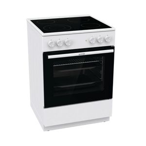 Gorenje GEC6A41WC Električni šporet, Staklokeramička ploča, Ventilatorska rerna, Širina 60 cm, Bela