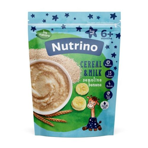 Nutrino mlečna  kaša-prvi griz sa bananom 6+meseci, 200gr slika 1