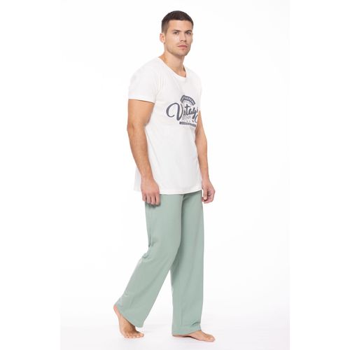 Dvodijelna muška pidžama s dugim hlačama slika 4