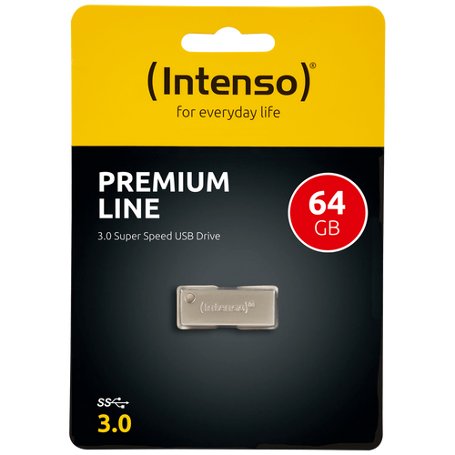 (Intenso) USB Flash 64GB Hi-Speed USB 3.0 up to 100MB/s, Premium Line - USB3.0-64GB/Premium Line slika 1