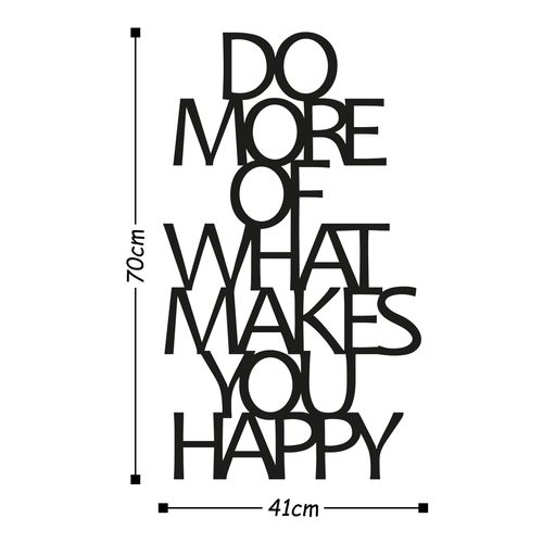 Wallity Zidna dekoracija HAPPY, Do More Of What Makes You Happy slika 3