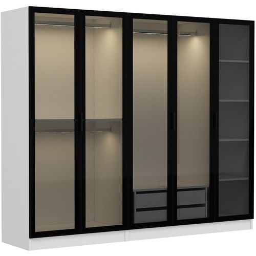 Kale - 6636 White
Black Wardrobe slika 7