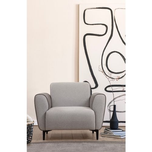 Aren - Grey Grey 1-Seat Sofa slika 2