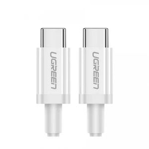 Kabel UGREEN, USB-C 2.0 (M) na USB-C 2.0 (M), 3A, bijeli, 1.5m