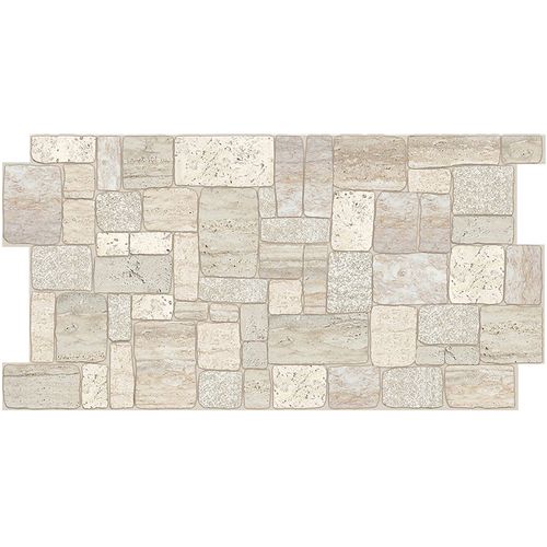 3D zidni panel Limestone Svijetli slika 1