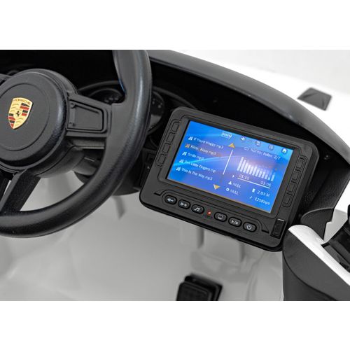 Licencirani auto na akumulator Porsche 718 MP4 - bijeli slika 10