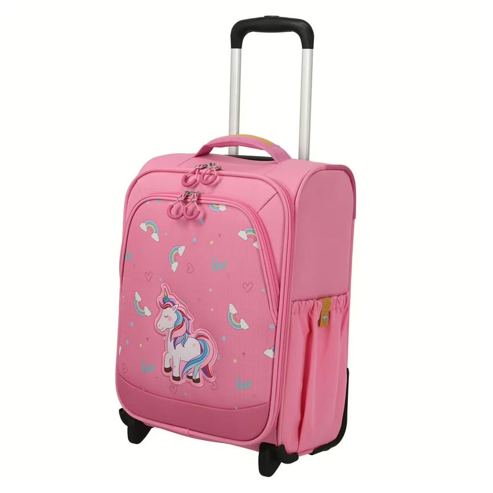 Travelite kofer 44 cm Minimover Unicorn sa 2 točkića, 081836-17, roze slika 1