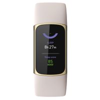 Narukvica FITBIT Charge 5 Gold/Lunar White, HR, GPS, Fitbit pay FB421GLWT