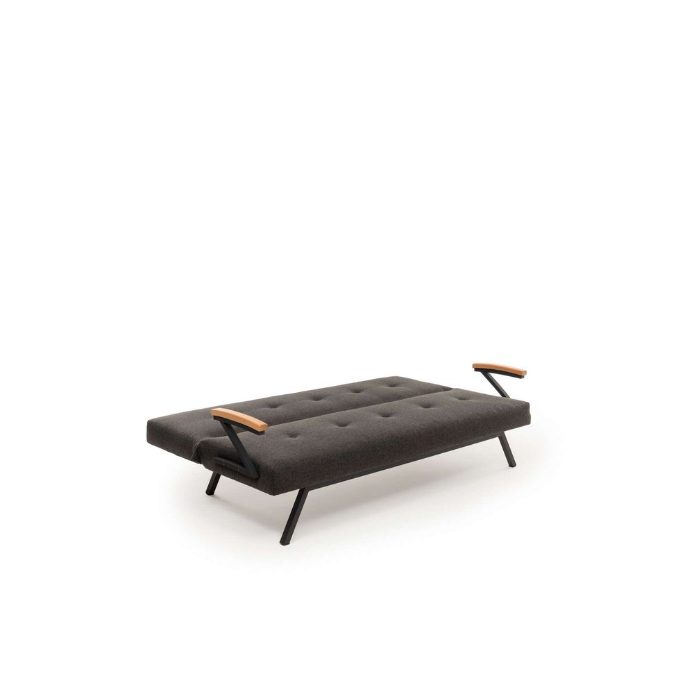 Sofa na razvlačenje Zven - Tamno siva slika 9