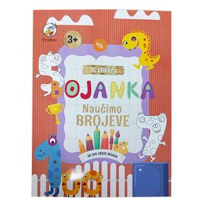Vrabac Bojanka Amigo, Naučimo brojeve A4