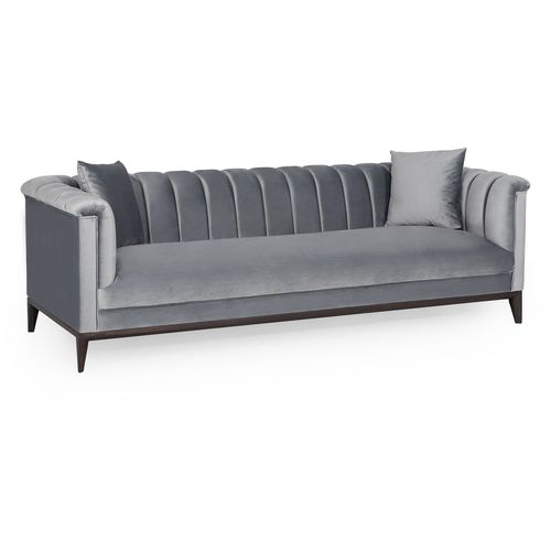 Pera Grey 3-Seat Sofa slika 2