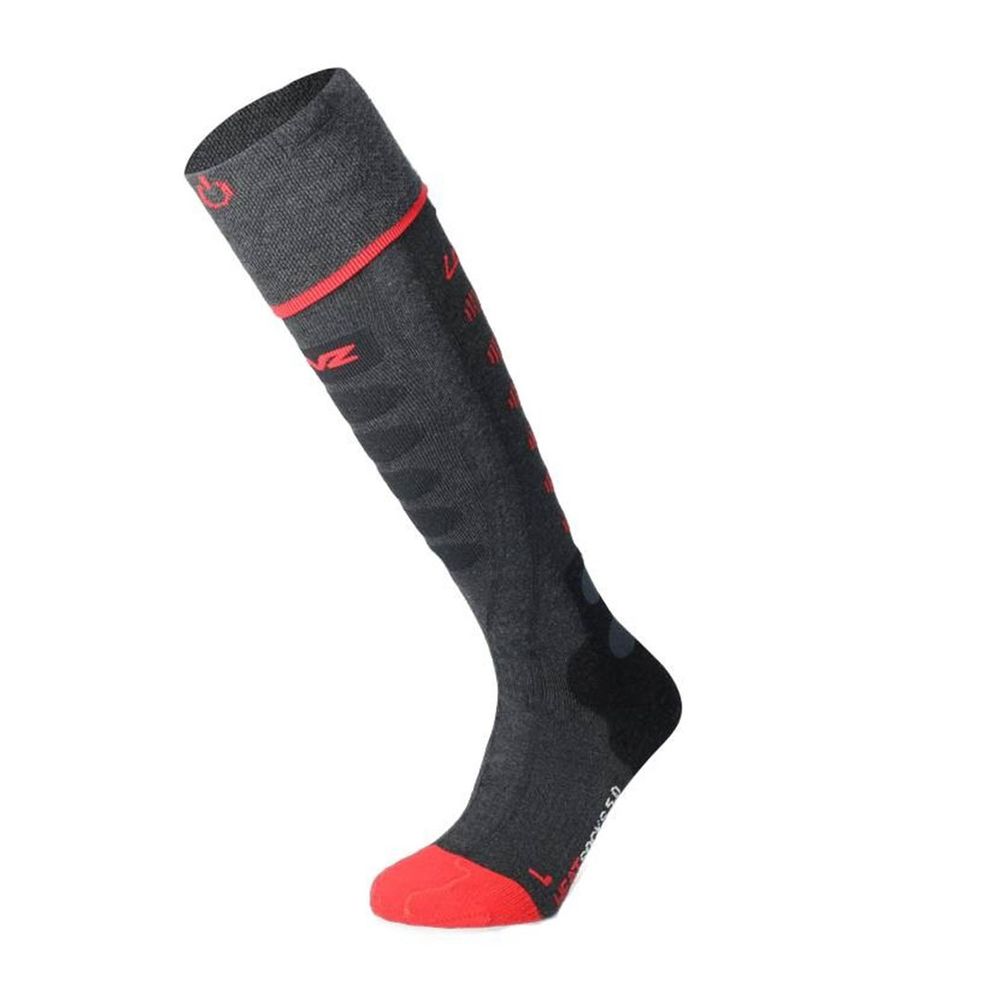 LENZ Čarape sa grijačima 5.1 toe cap, 39-41, t.sivo-r slika 1